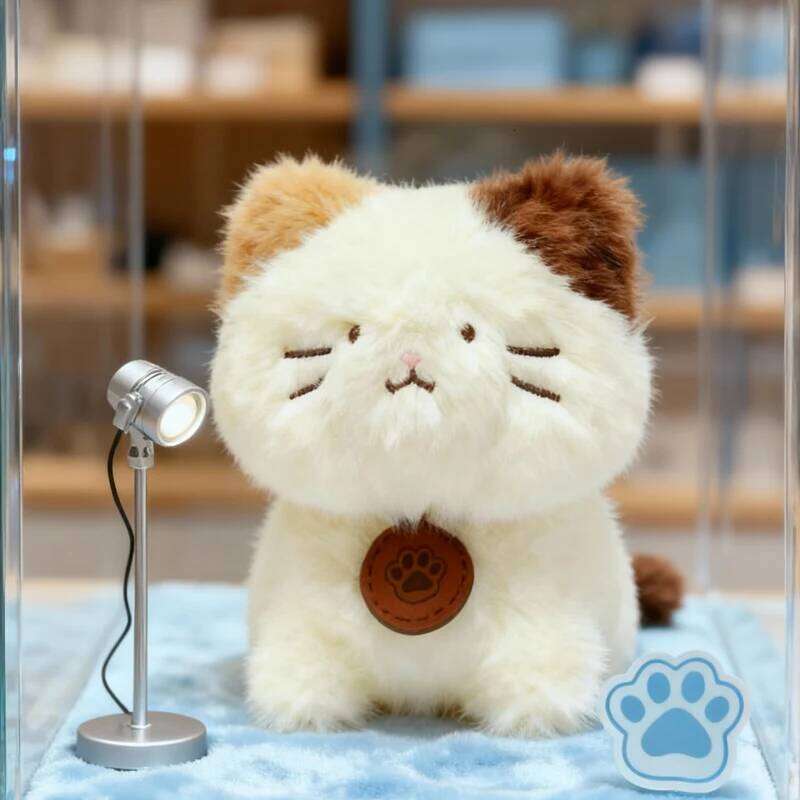 Cute Soft Animals Sanhua Cat Sausage Dog and Pony Simulation Plush Toys for Pet Enthusiasts Birthday Christmas Gifts Y260128