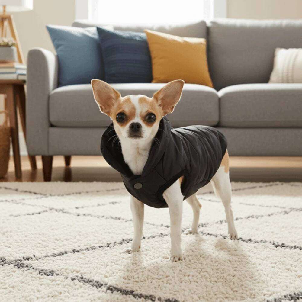 Household Waterproof Winter Coat Warm Thickened Vest with D Shape Ring Fleece Dog Cotton Jacket Small Medium Dogs XJ260127
