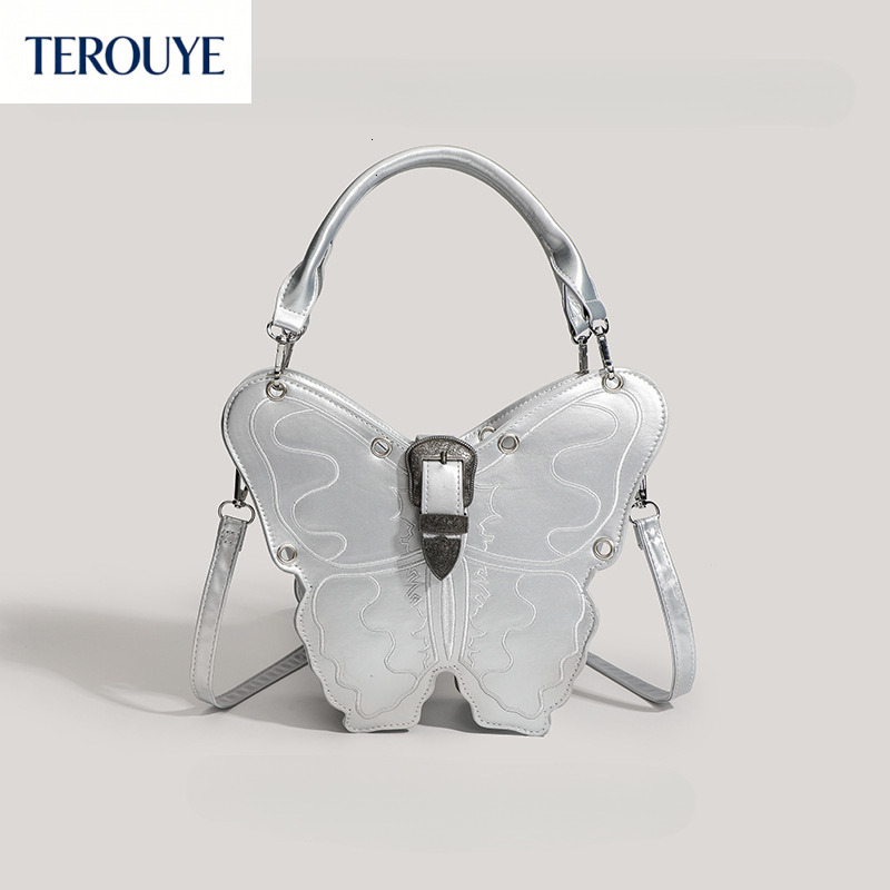 TEROUYE Autumn/Winter bag New French Style Butterfly Bag Fashion Handbag Versatile Trendy Style Women's bag Shoulder Bag