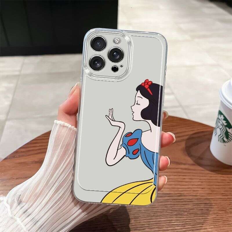 Snow White Compatible with Apple 16 Plus Phone Case iPhone 15 New 14 ROMAX/13/12/11 Transparent S260128