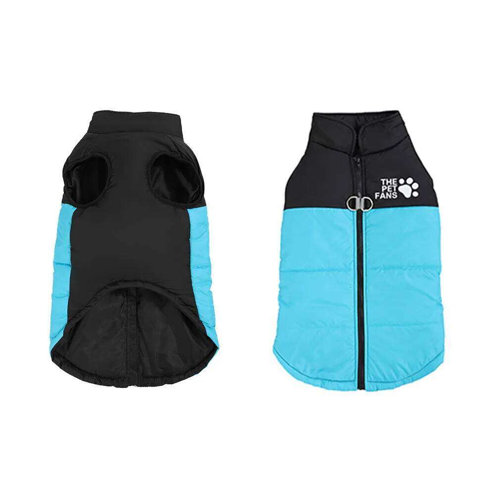 Winter Pet Jacket Coat Soft Waterproof Apparel Reflective Zipper Costume With D-ring For Large Dog Labrador Golden Retriever XJ260127