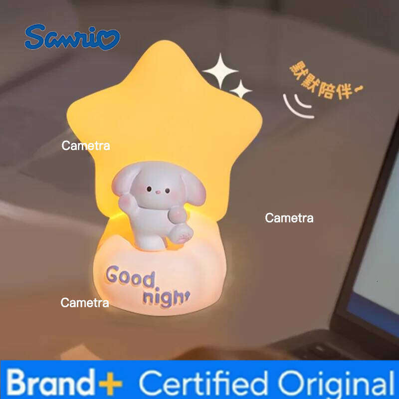Sanrio Sweetheart Dog Cartoon Night Light Creative Bedroom Bedlight Decoration For Children'S Birthday Gift Cute Animal Shape Lamp H260128