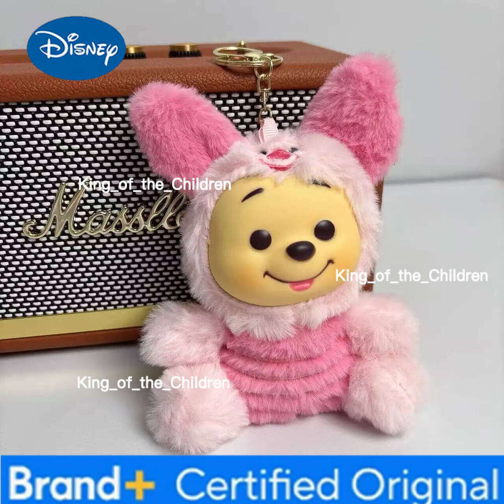 Disney Winnie the Pooh Bear Tiger Pig Happy Times Series Blind Box Toy Vinyl plush toys Decor Doll Kid Birthday Xmas Gift H260128