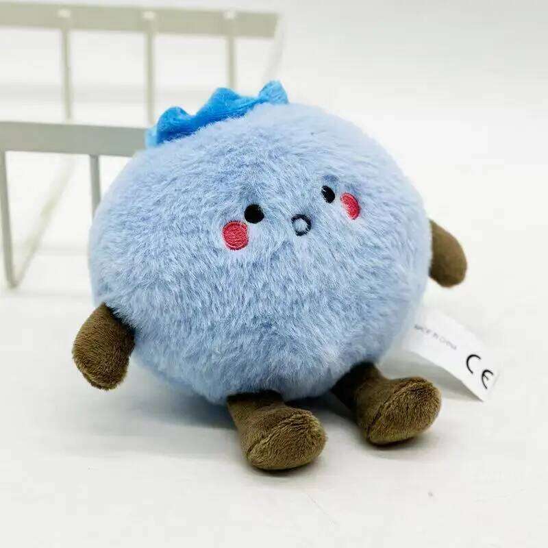 14cm simulation new innocent blueberry stuffed plush toy cartoon anime cute pillow for children's birthday gift fun doll Y260128