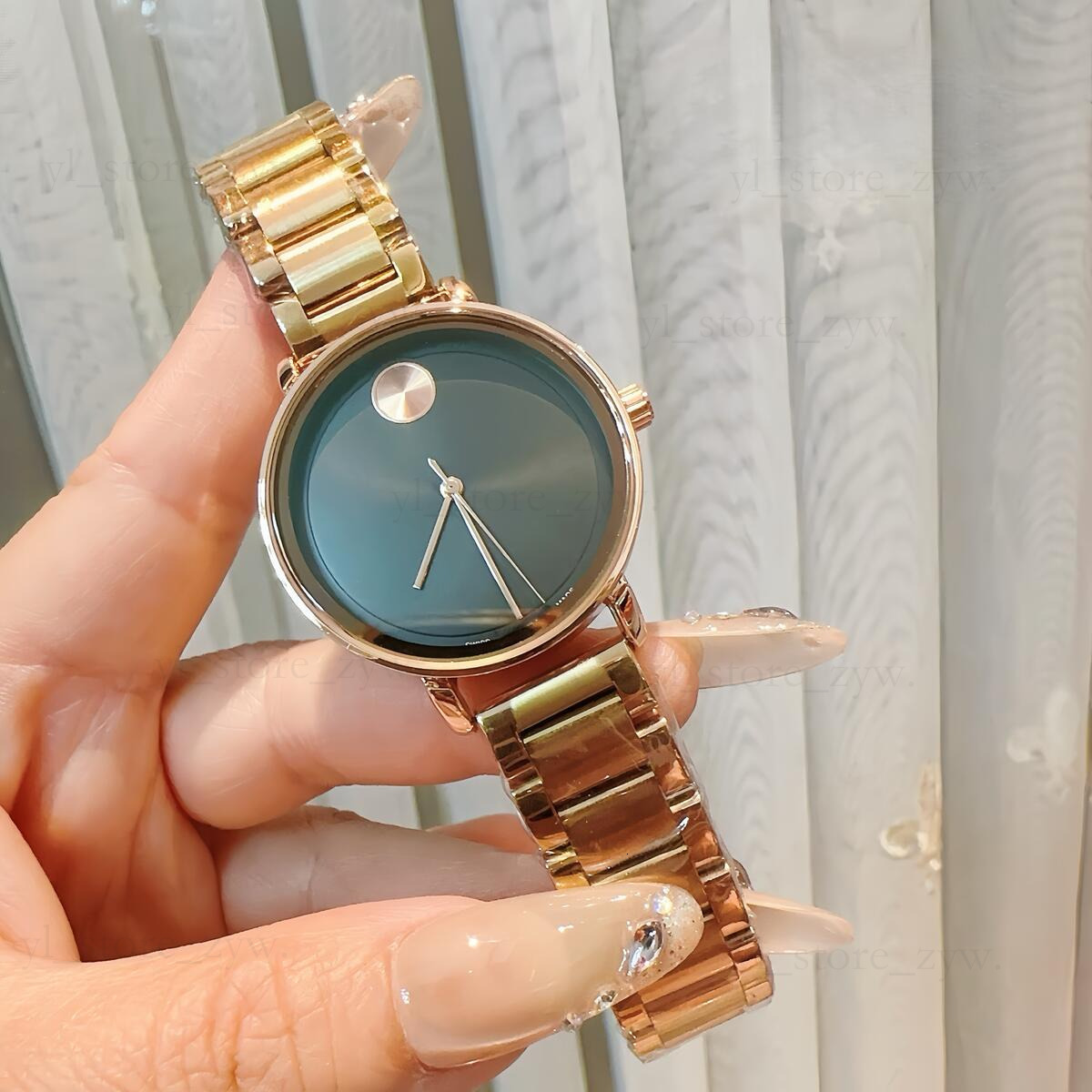 movadolys watch high quality designer 5a Fully automatic steel machinery mens womens Super Clone luxury movement top brand fashion trend with box movadowatch 3f4