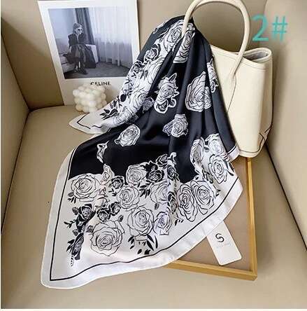 Square Fashion Fashion Scarf Daily Essentials for Women Versatile Double-Sided Printed Shawl Soft Cotton Feel with Refined Texture Festive Accessory f