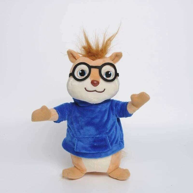 Game Alvin and the Plush Toys Kawaii Fluffy Chipmunks Stuffed Animals Children Xmas Gift 20CM Y260128
