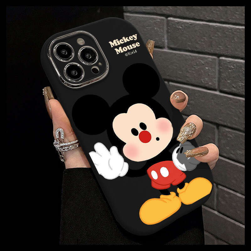 Hello Mickey Compatible with Apple 17 Pro Max Precision Hole Plus-size Phone Case iPhone 16/15/14/13 New S260128