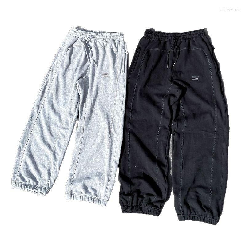 Men's Pants Cross-Border Y2K Patchwork Embroidered Sweatpants Unisex Kroen Retro Casual Street Loose Drawstring Joggers Trendy