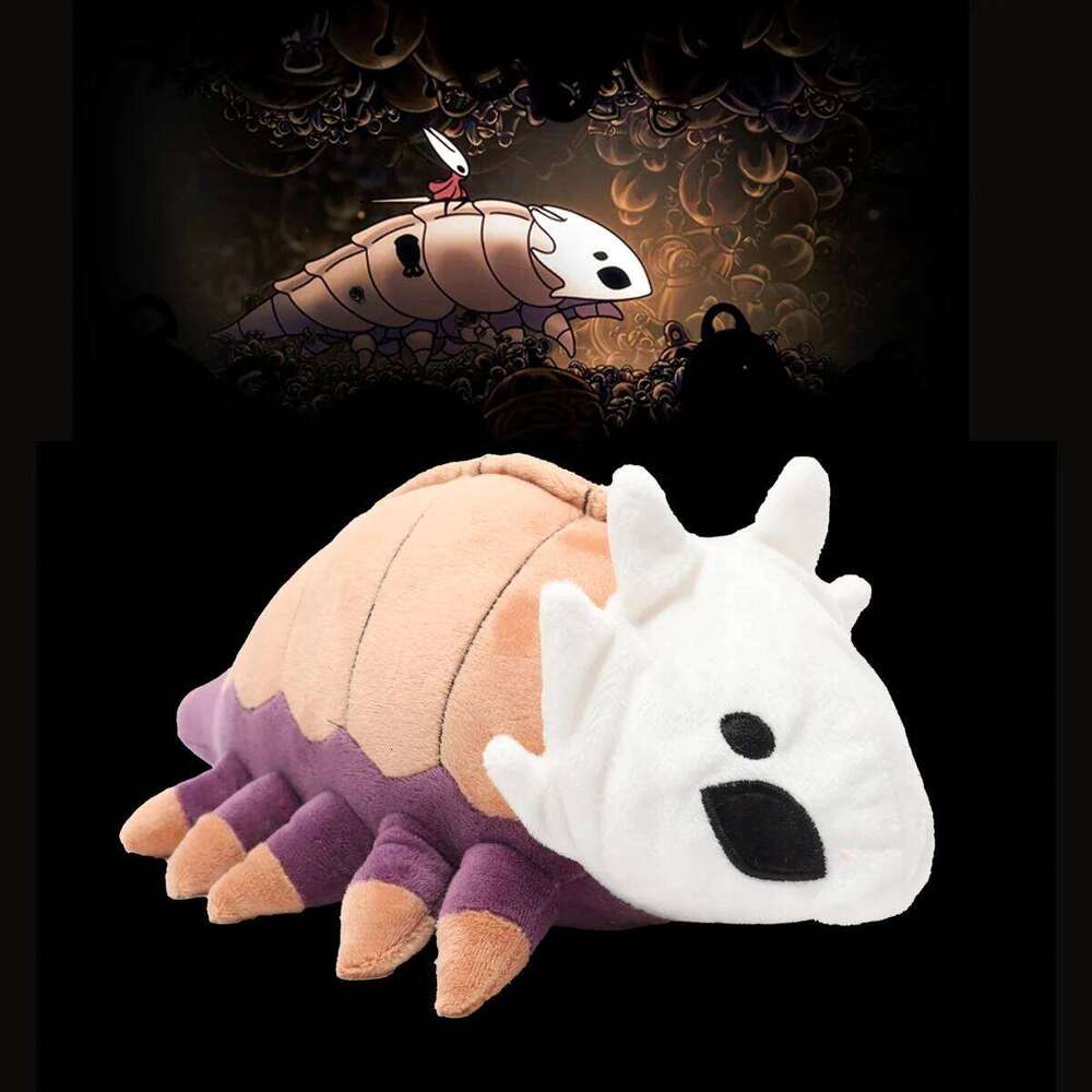 Cute Hollow Knight Silksong Periphery Plush Toy Hornets friend Bell Beast Doll For kid Birthday Xmas Gift Y260128
