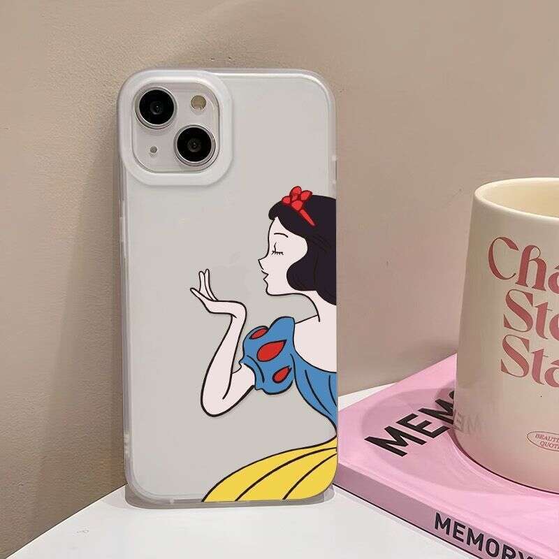 Snow White Compatible with 16 Pro Max Phone Case iPhone 15 New Apple 14/13/12/11 Soft S260128