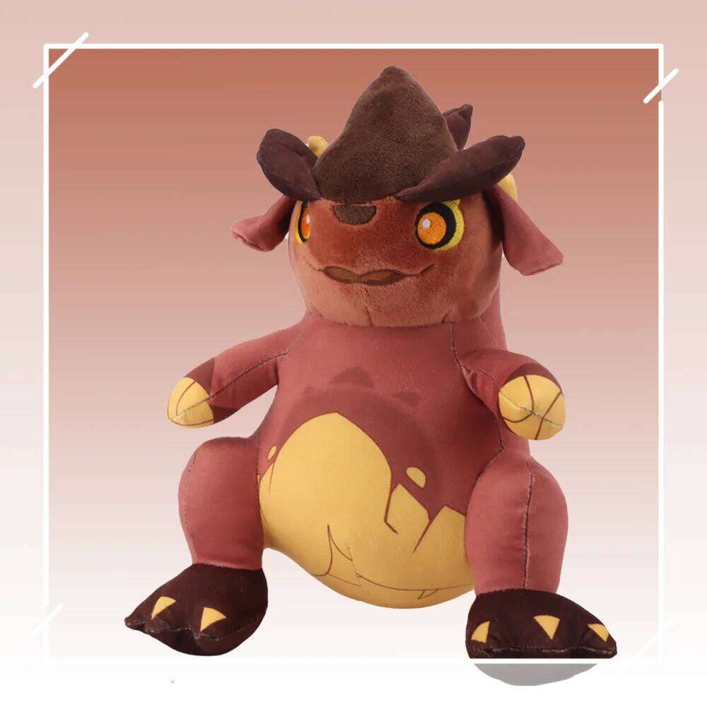 Kawaii Cartoon Natla Baby Tepetlisaurus Around Genshin Impact Game Character Plush Exquisite Stuffed Toy Kids' Gift Y260128