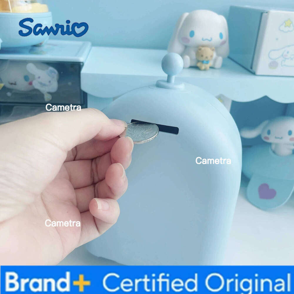 Sanrio Cinnamoroll Kawaii Cartoon USB Piggy Bank Night Light Bedside Bedroom Decor Girl's Best Birthday Gift, Children's Day H260128