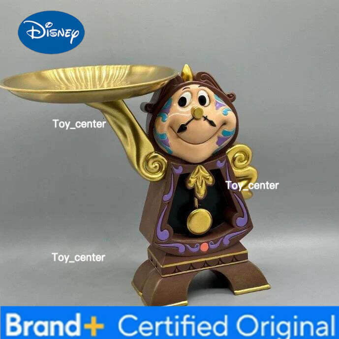 Disney Beauty And The Beast Cogsworth Mr Clock 24cm Action Figure Figurine Collection Decoration Toys Pvc Model Christmas Gifts H2601281