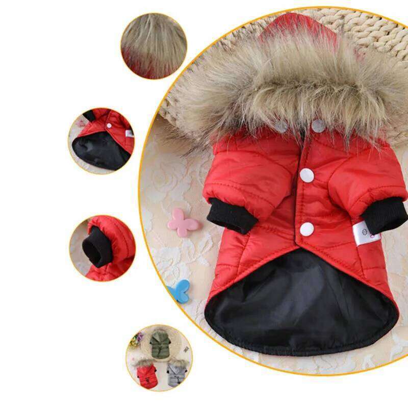 XS-XL Warm Small Coat Jacket Puppy Outfits For Chihuahua Yorkie Dog Winter Clothes Pets Clothing Chiuaua XJ260127