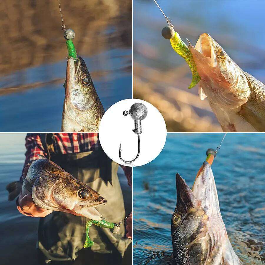 JYJ Jig Head Hook 1g 2g 3g 4g 5g 6g 7g 8g 9g 10g 12g 14g 16g Fish Hooks for Soft Lure Pesca Cranks Bass Rig Tackle Fishhook Z260128