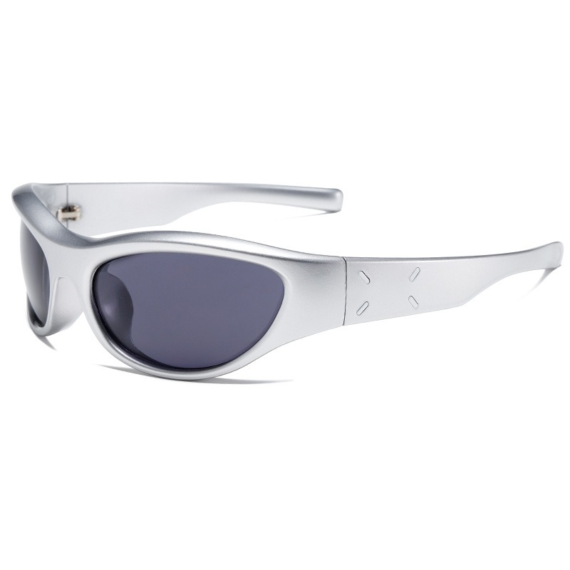 Sunglasses Wrap birthday gift Y2K Futuristic Around Unisex Cycling Sport UV400 Protection Trendy Shades