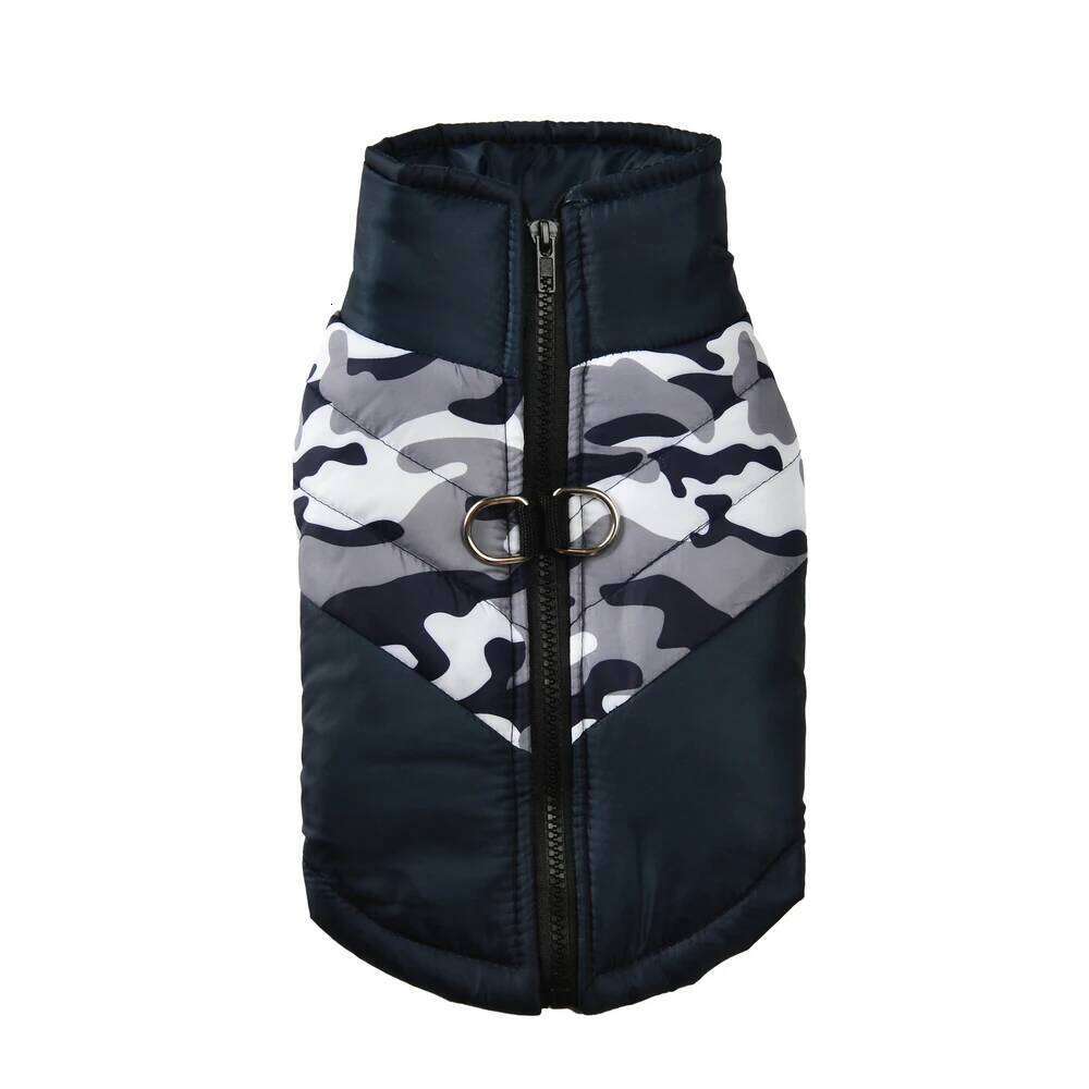 Winter Dog Jacket For Small Medium Dogs Windproof Pet Clothes Puppy Coat With D-ring Zipper Cat Vest Chihuahua Yorkie Costume XJ260127