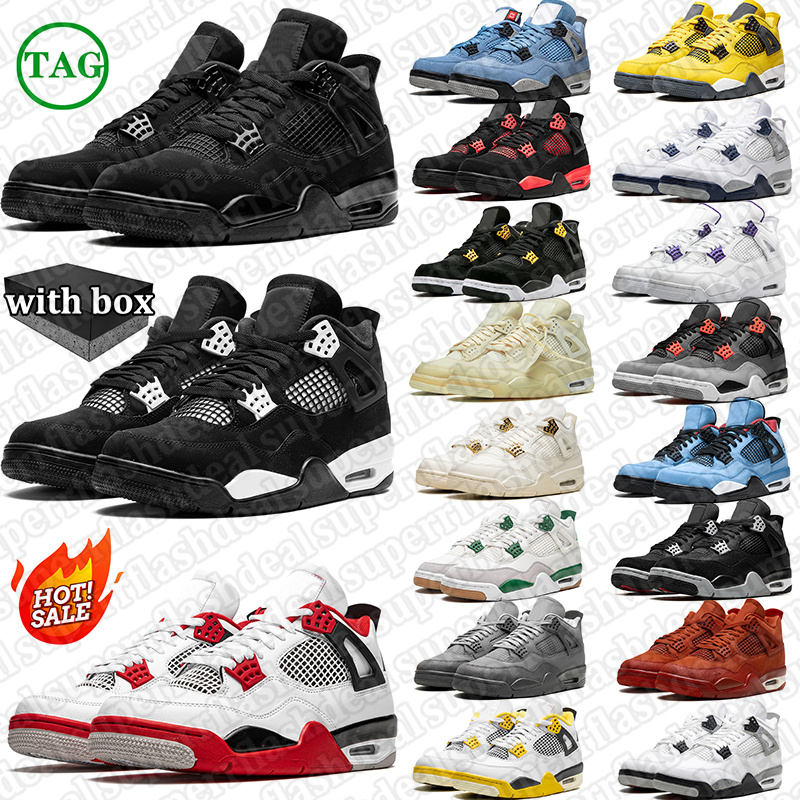 2026 With Box Designer Basketball 4 4s jordanshoes4s Shoes jordan4men sneakers for mens womens bred cool grey trainers Sports runners outdoor