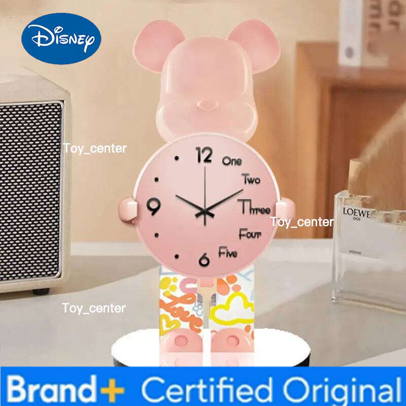 Disney Table Bear Clock Fashion Silent Creative Living Room Study Bedroom Time Management Ornaments H260128