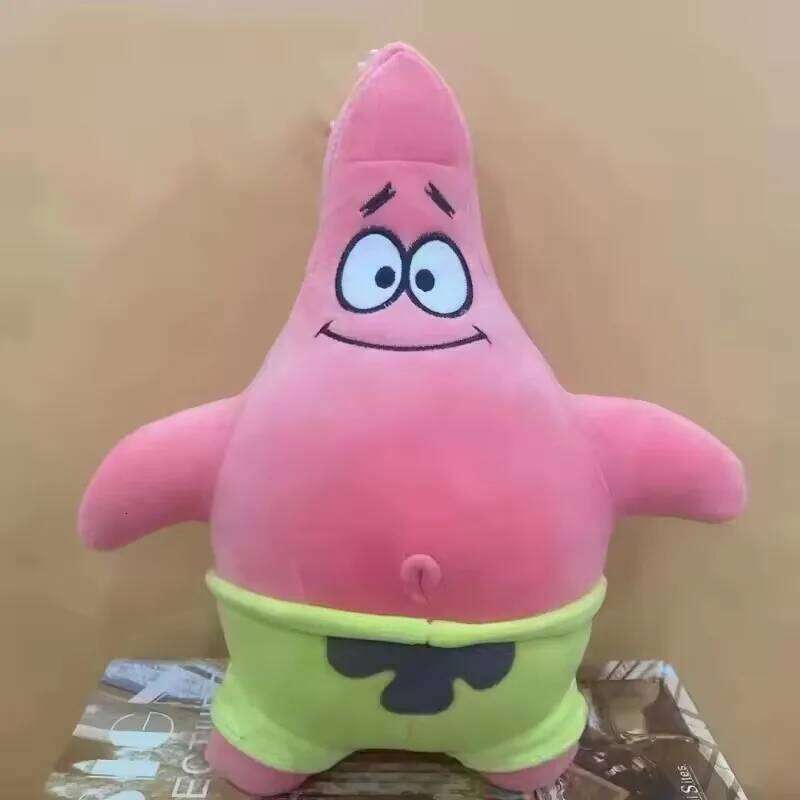 Genuine Anime Spongebob Squarepants Patrick Star Squidward Eugene H. Krabs Gary Kawaii Cartoon Stuffed Plush Toys Birthday Gift Y260128