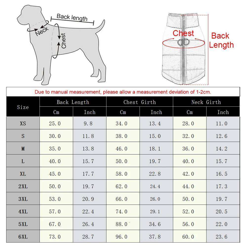 Waterproof Pet Jacket Winter Warm Puppy Clothes Outdoor Dog Zipper Coat With D-Ring For Small Large Dogs Cats Chihuahua Labrodor XJ260127