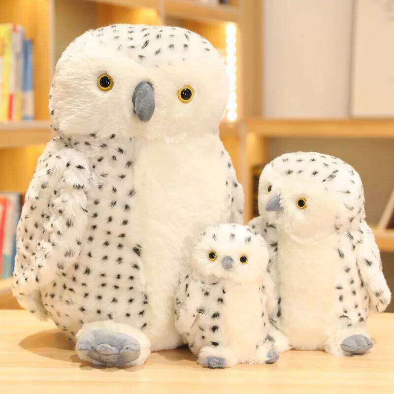 Imitation owl plush cute eagle doll children early education toys zoo Y260128