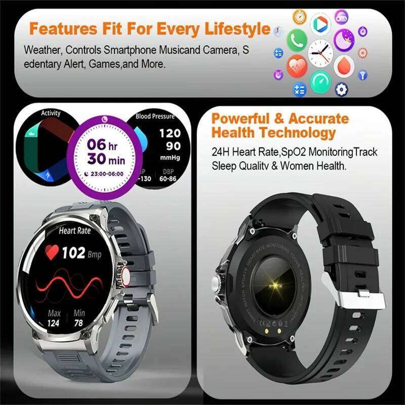 2025 New For Amazfit IOS Ultra 710Mah GPS Smart Watch 1.85-inch HD Display Waterproof Built-in Military Sport Men SWIM Bracelet X260128