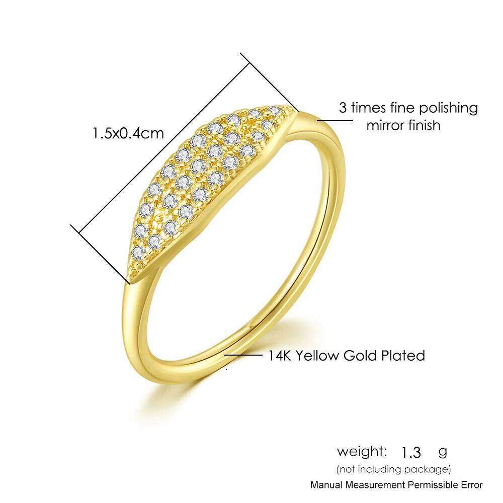 Minimalist Women's Stacking Rings Trendy Dainty Zirconia Gold Color Crystal Finger Accessories for Female Jewelry Wholesale R737 XJ260127