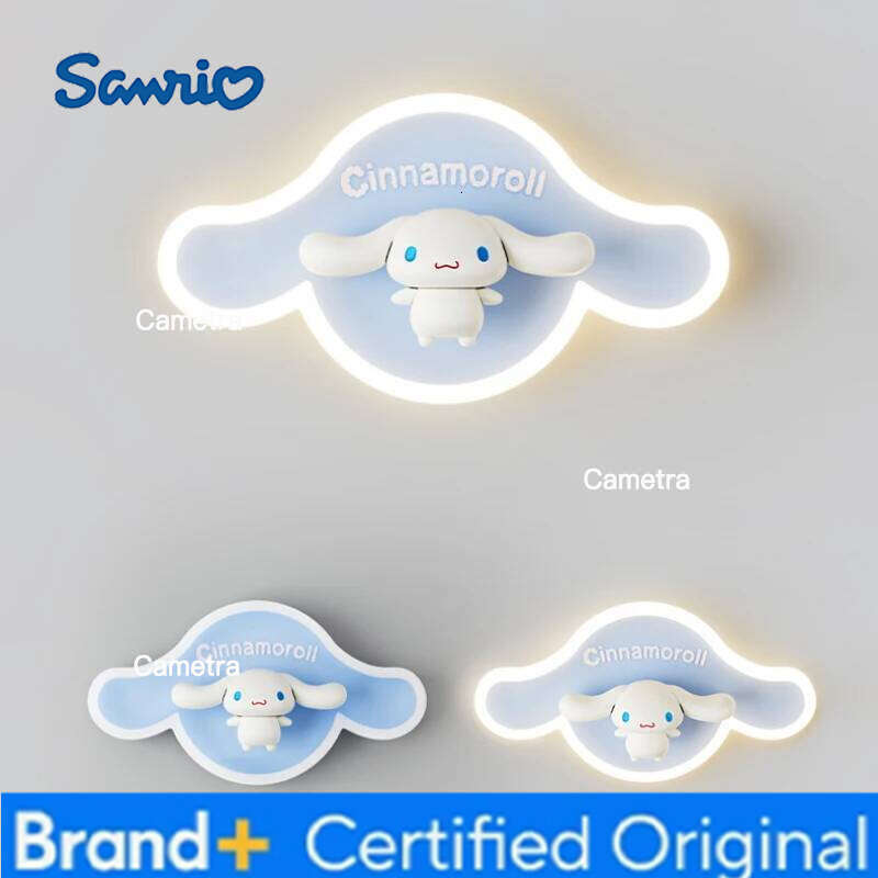 Sanrio Children's Bedside Lamps Cute White Big Eared Dog Light Romantic Warm Baby Princess Room Boy Girl Bedroom Wall Lights H260128