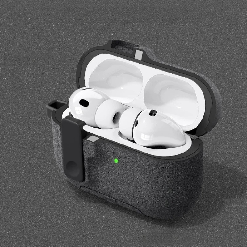2025 Case For AirPods Pro 3 Magnetic Automatic Lock Cases Phone Stand Headphone Cover For AirPods Pro 2 4 3 2 Fundas With Hook 260127