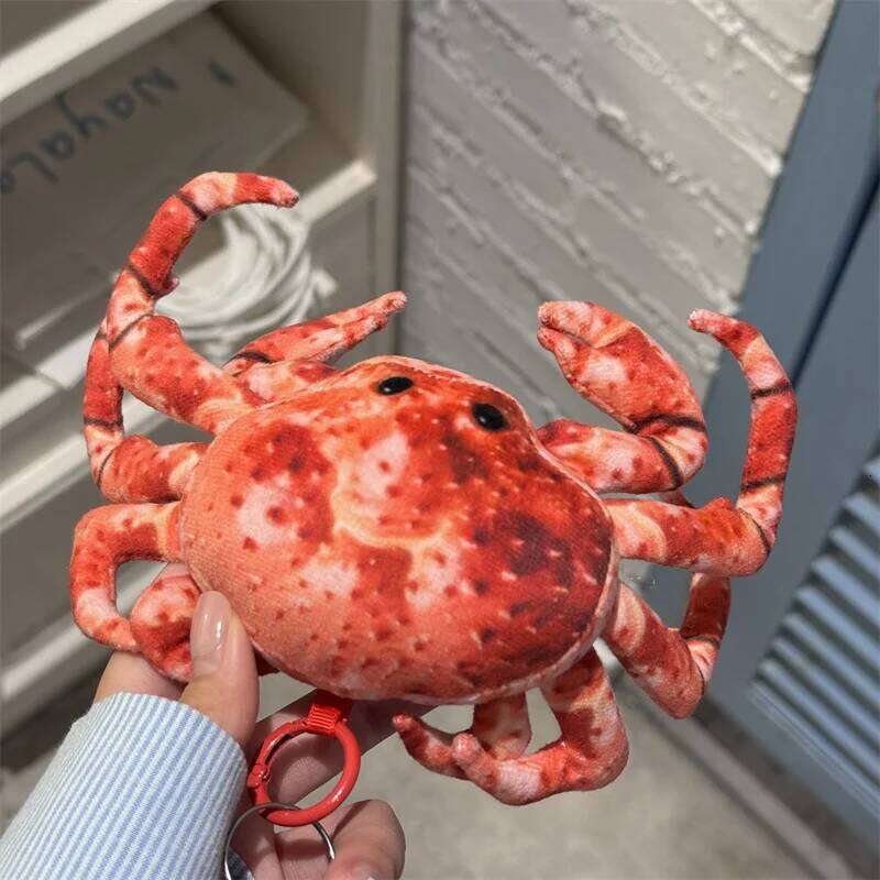 Cute Simulation Marine Animal Plush Toys Huge King Crab Toy Christmas Birthday Gifts for Kid Sleeping Pillow Y260128