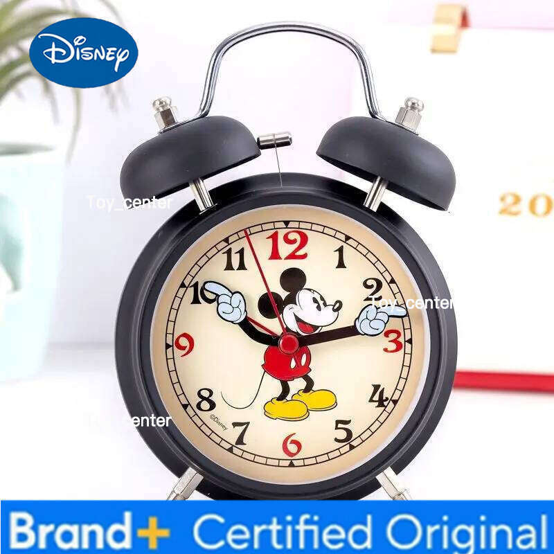 Disney Mickey cartoon cute student alarm creative kawaii home decoration desktop ornament clock animation peripheral gift H260128