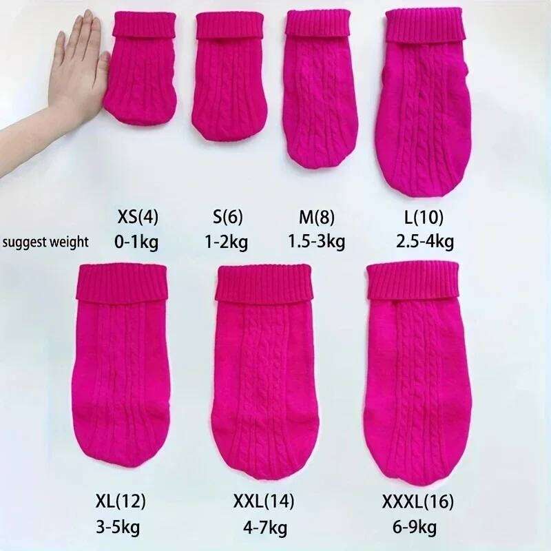 Winter Knitted Clothes For Small Medium Dogs Chihuahua Puppy Pet Yorkshire Pure Dog Sweater Ropa Perro XJ260127