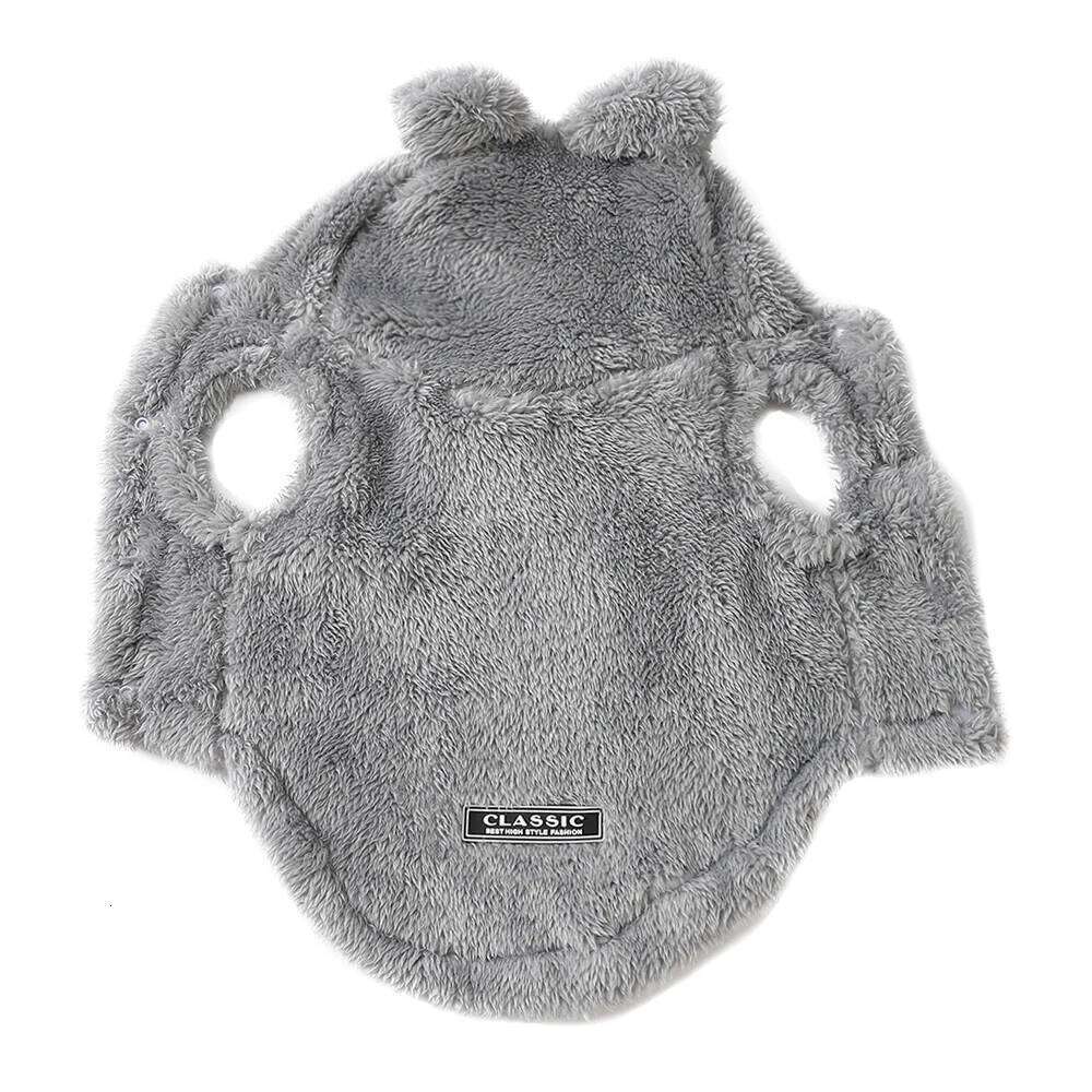 Soft Fleece Pet Dog Clothes Cute Hoodie Coat For Small Medium Dogs Cats Autumn Winter Puppy Hooded Jacket Sweater Pug Apparel XJ260127