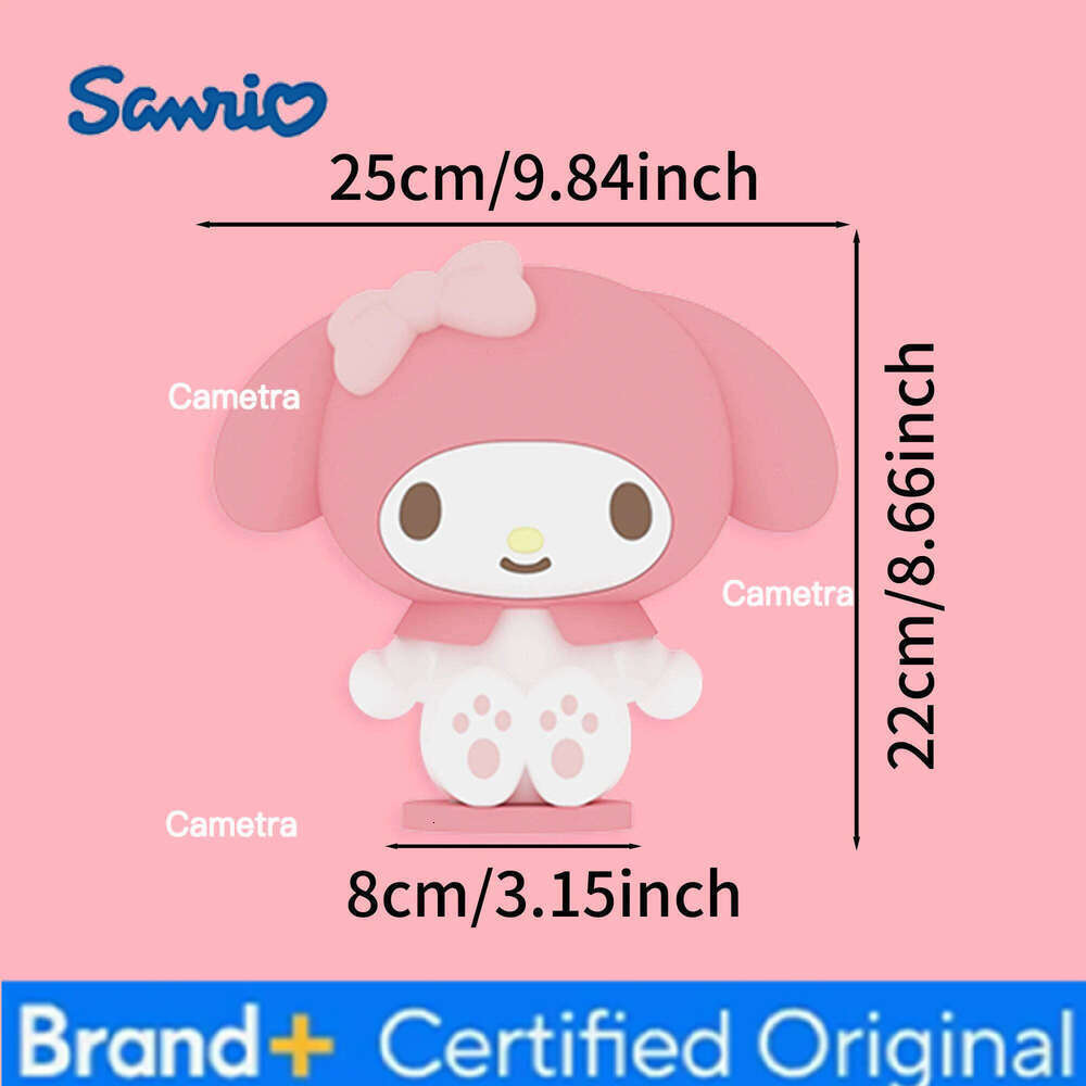 Sanrio Kawaii New Pat Light Bedroom Bedlight Anime Melody Night Lamp Desktop Decor Ornaments Girls Gift H2601281