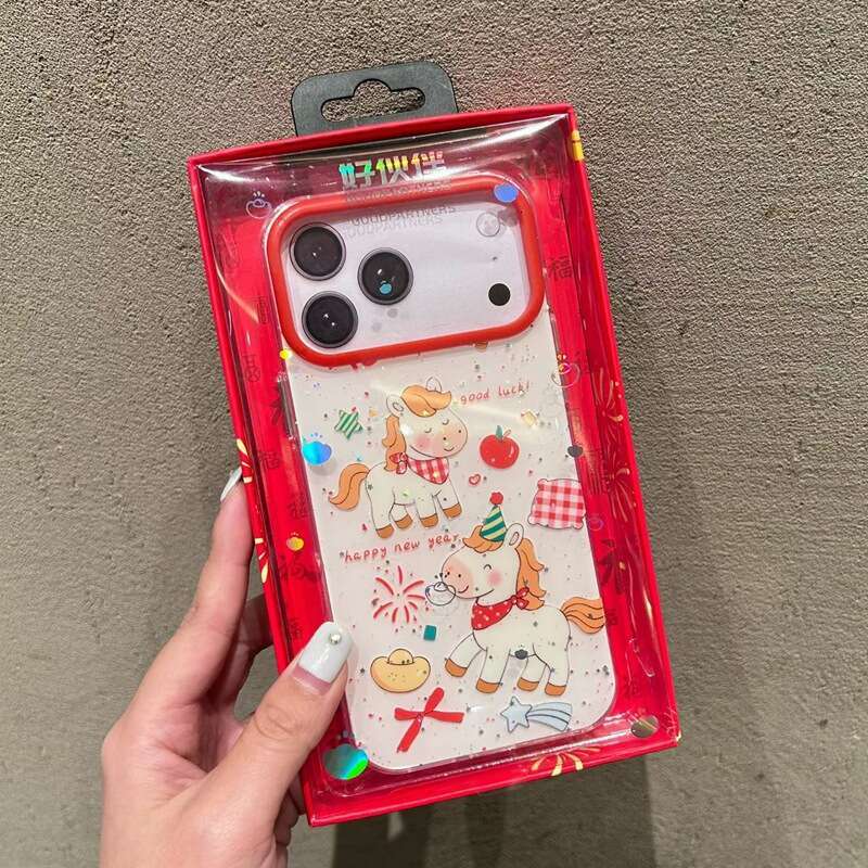 Fortune New Year for Huawei P80Pro/+ Phone Case Glitter Cartoon Text MATE80 Protective Cover S260128
