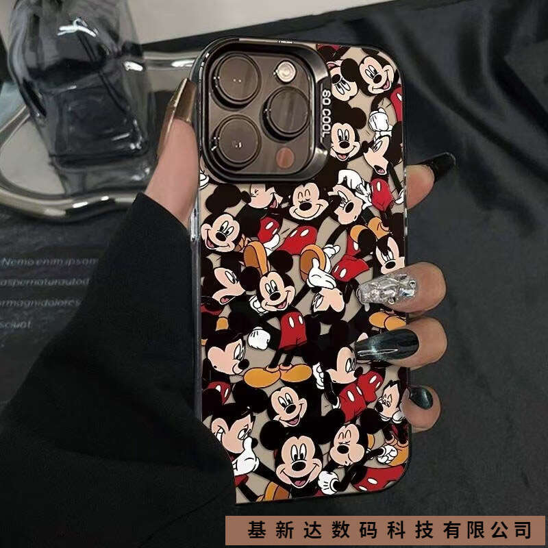 Full Screen Little Mickey Compatible with Apple 15 Max Phone Case iPhone 16 Cartoon 14 Pro Cute 13 New S260128
