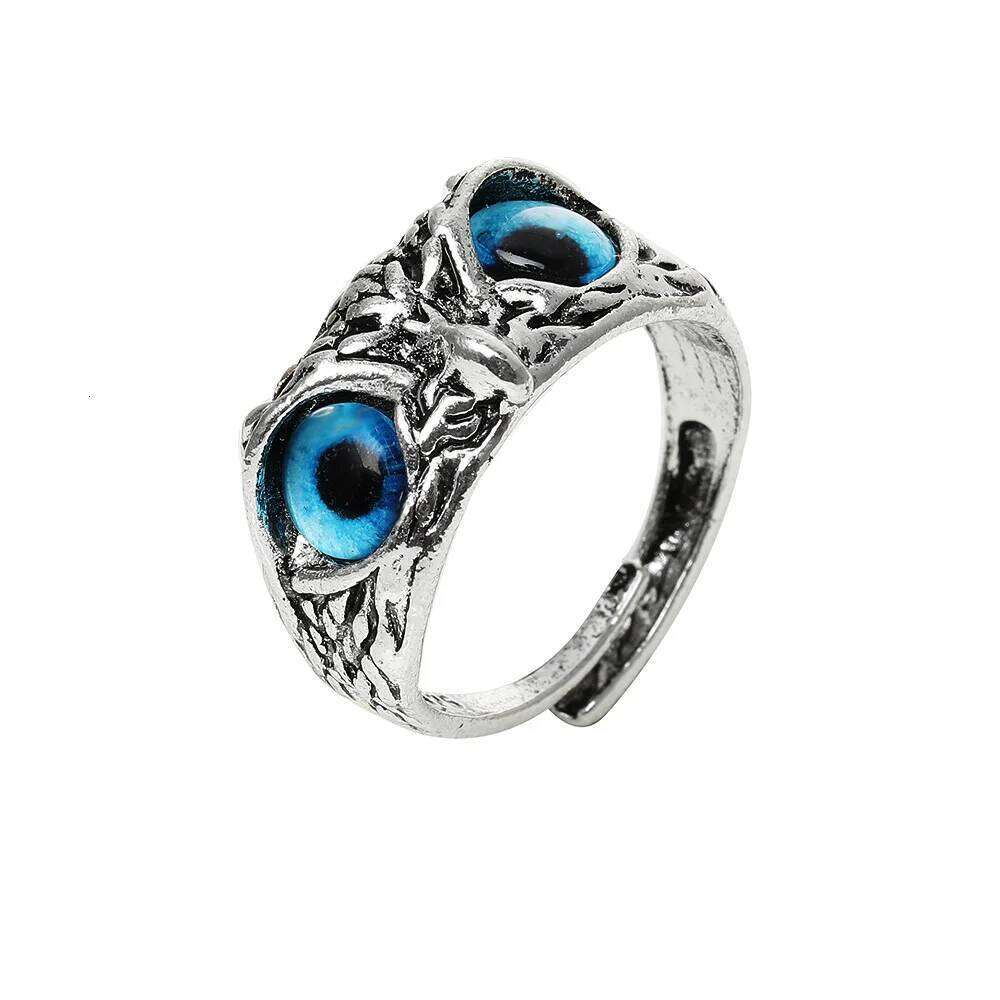 Fashion Charm Vintage Ring for Men Women Cute Animals Owl Youth Gothic Rings Jewelry Accessories Boy Girl Gifts XJ260127