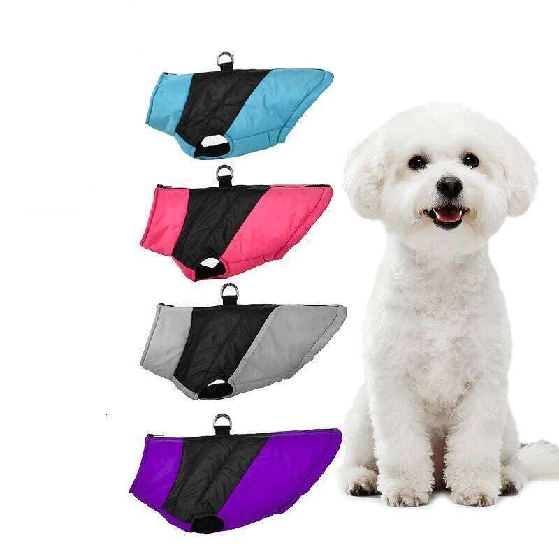 Dog for autumn winter, thickened warm clothes, windproof and waterproof dog jackets, vests, pet clothes XJ260127
