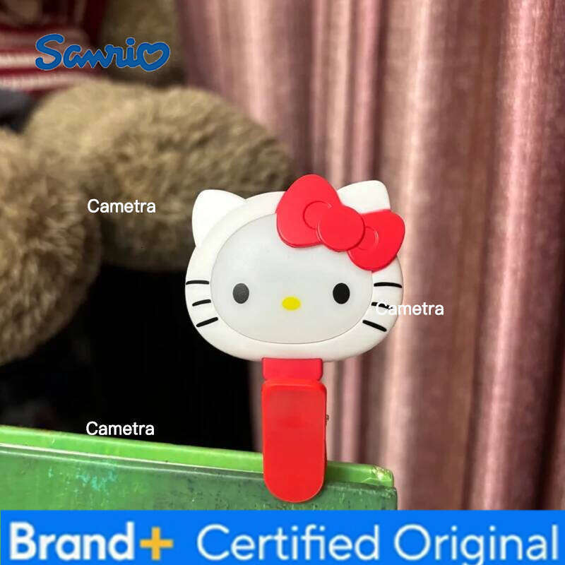 Sanrio Cute Hello Kitty Fill Cartoon Figure Mini Party Luminous Toy Portable Selfie Supplement Light Atmosphere Lights H260128