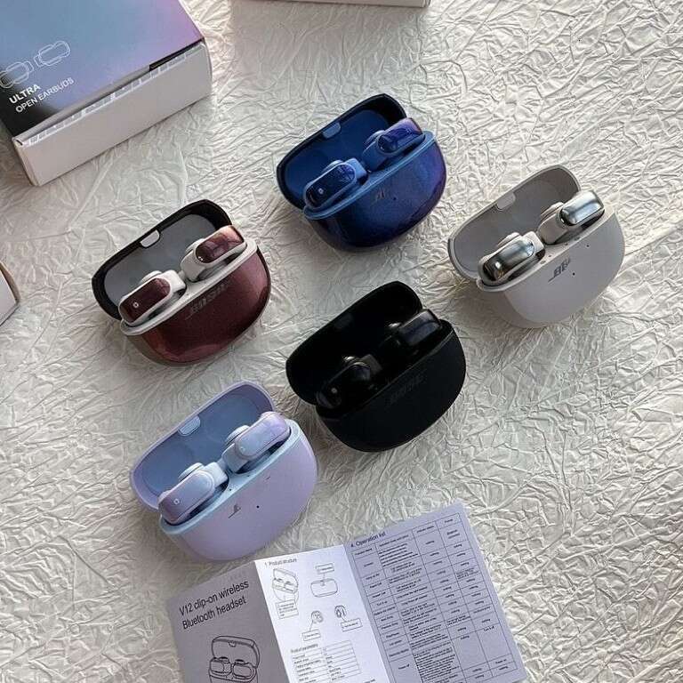 Famous Brand Cross Border New V Clip Open Ear Ultra Wireless Bluetooth Spatial Audio Non In Headphones CKS