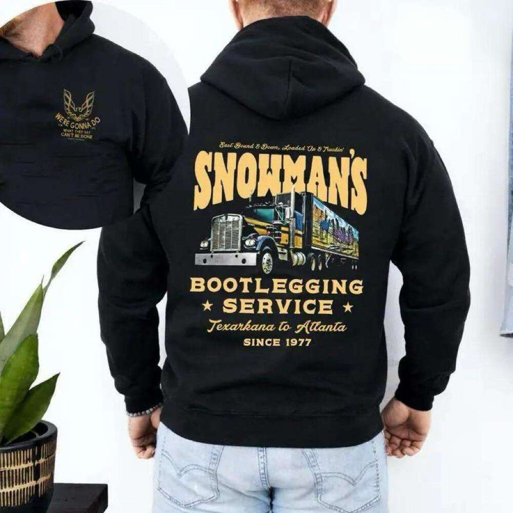 Snowman's Bootlegging Service Hoodie, Smokey and The Bandit