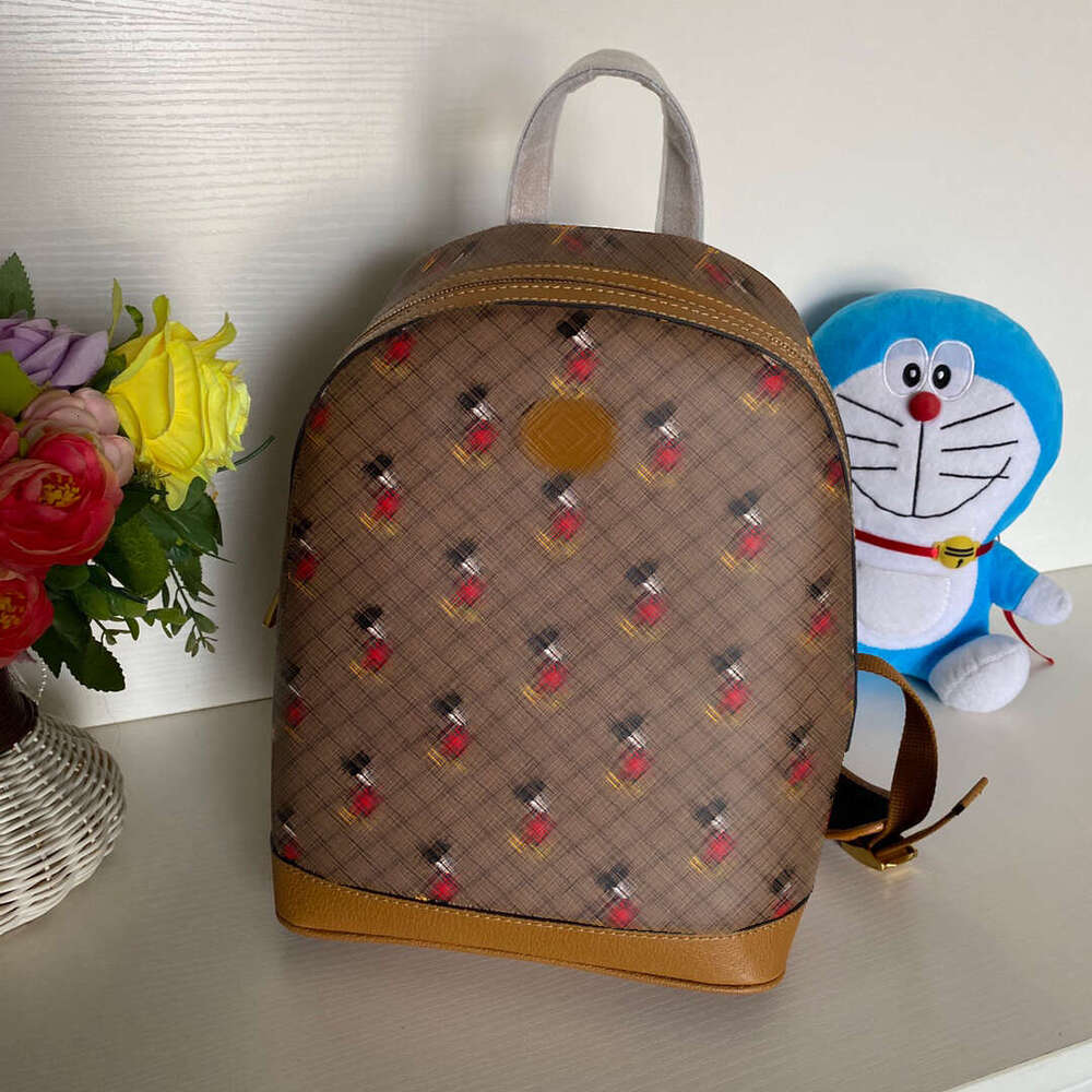 Luxury Mouse Print Backpacks Designer Backpack Lady Schoolbag Satchel Fashion Book Handbags Shoulder Bag Purses Knapsack Bookbag E1BGU