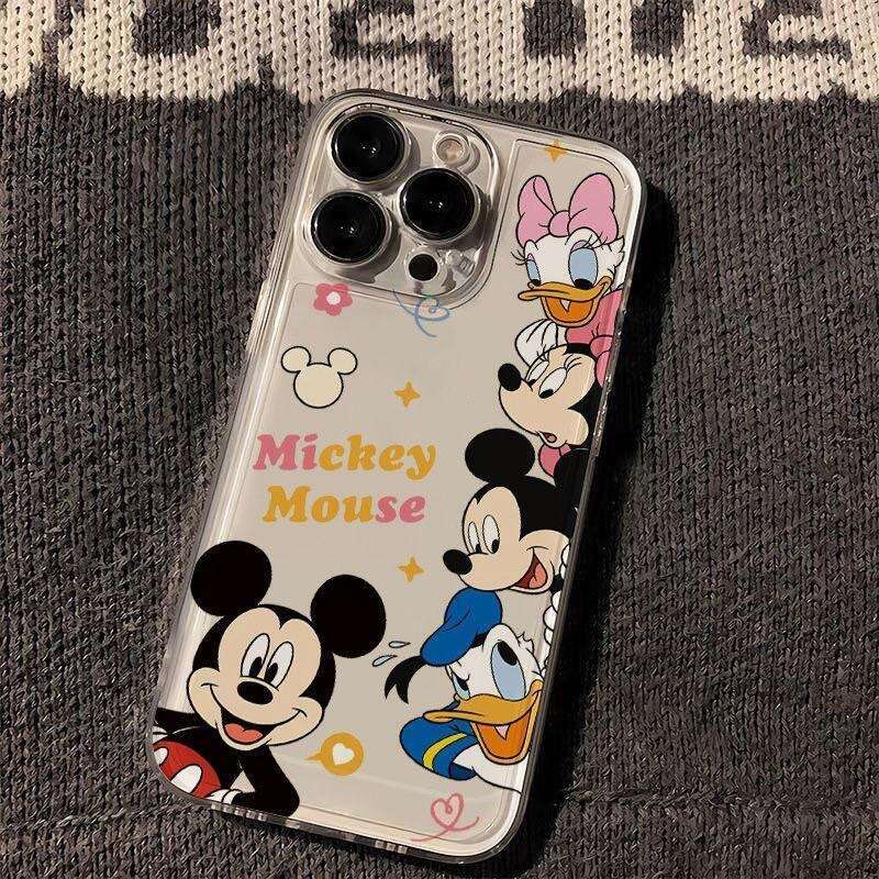 New Mickey and Minnie Compatible with Apple 16 Pro Max 15 Cartoon 14 Premium 13 Hot 12 Cute 11 Phone Case S260128