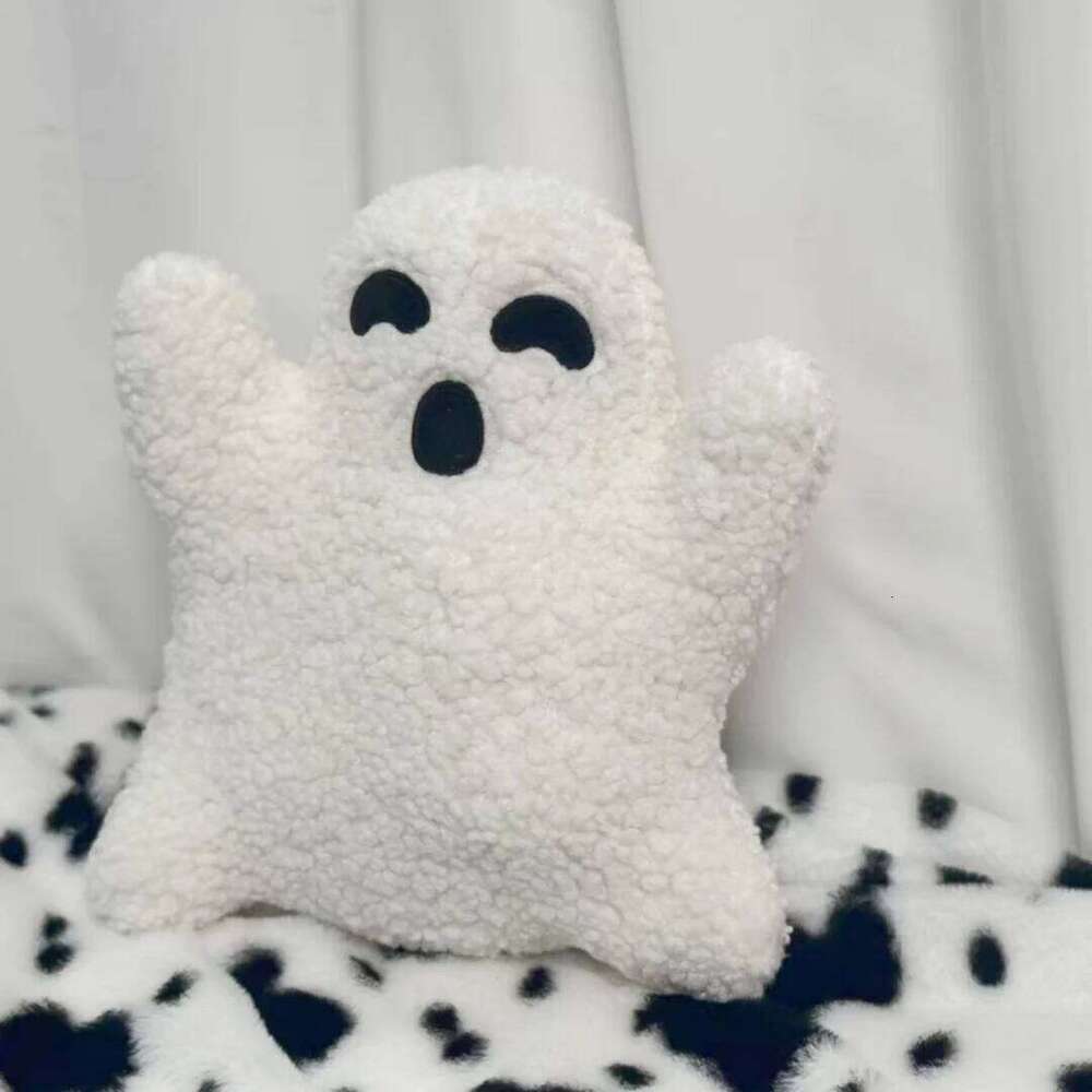 20cm/30cm Cute Ghost Plush Toy Halloween Party Toys Spooky Atmosphere Kawaii Collectible Gift for Kids Home Decor Y260128