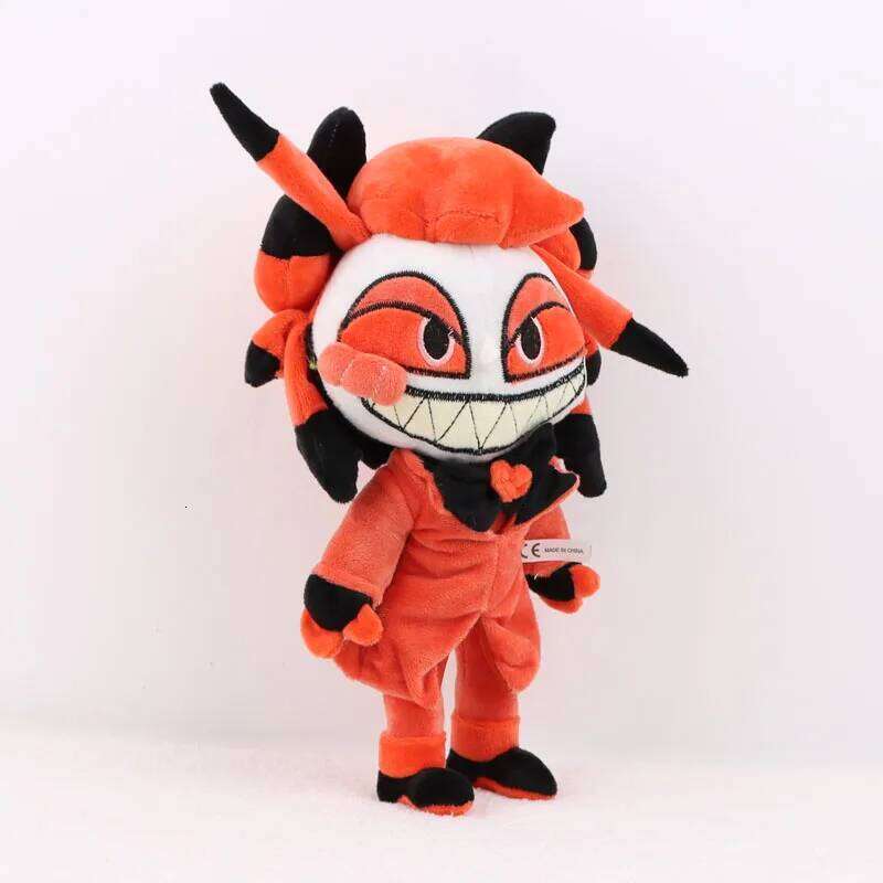 30cm Plush Radio Demon Cute Alastor Doll Cartoon Anime Toy Soft Stuffed Gift Toys For Kids Christmas Y260128