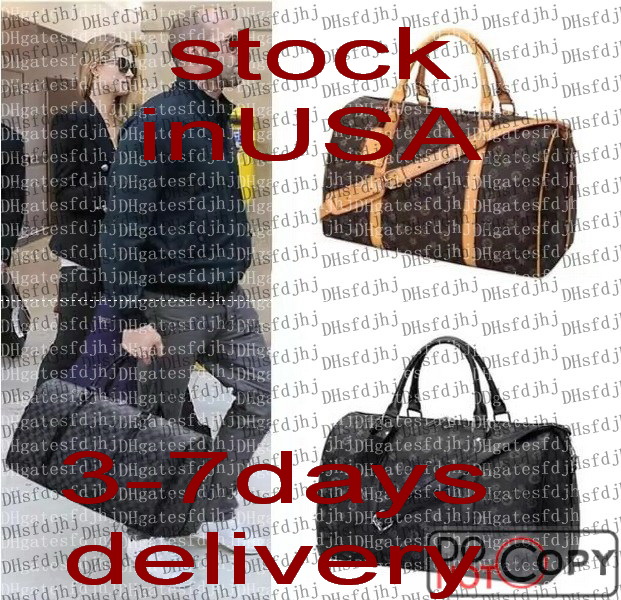 5A Quality New Luxury Designer bags Duffle Bag Women Bags Hand Luggage Travel Bags Men Leather Handbags Large CrossBody Bags Totes Purse Crossbody Bag 55cm bag