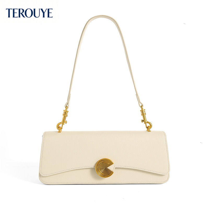 TEROUYE Autumn/Winter New bag French Underarm Bag Made of Exquisite Rectangular Leather Material, Light Luxury bag and Atmospheric Style