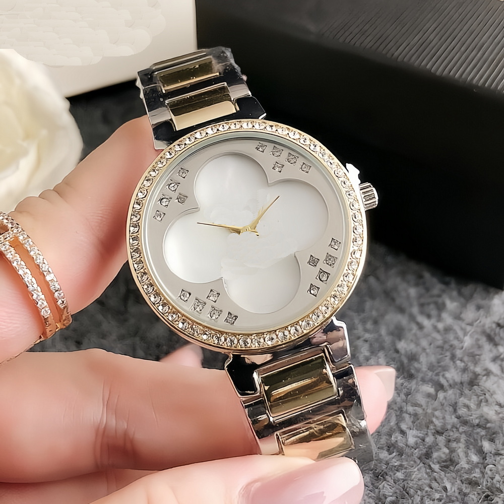 Great quality diamonds women Designer WristWatches aaa with box wonderful female fashion casual Luxury Dial 35.2mm quartz Watchs no189